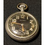 A Waltham military pocket watch, broad arrow mark, numbered 8260