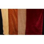 Textiles - cotton velvet curtain panels (4)