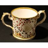 Advertising Interest - a 19th century loving cup, decorated with a deck of Goodall playing cards,