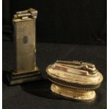 An Art Deco 'Polo' table lighter; a Ronson table lighter (2)