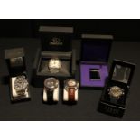 A Jaguar wristwatch, boxed; other wristwatches, including Michael Kors, D&G, etc; a J T Dupont
