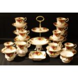 A Royal Albert Old Country Roses part tea and coffee service