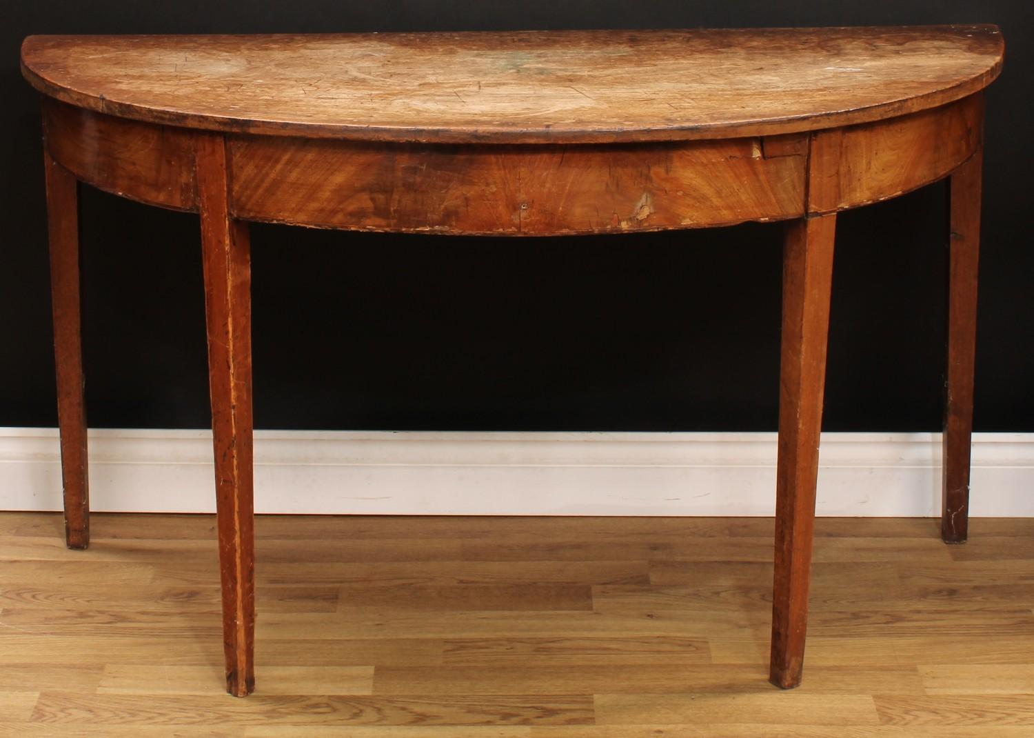 An early 20th century mahogany side table, 74.5cm high, 75.5cm wide, 44.5cm deep; an early 20th - Image 4 of 8