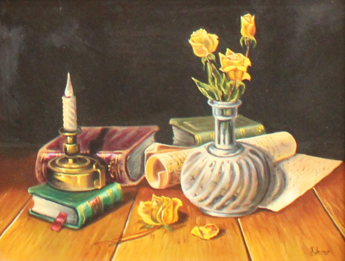 Pictures and Prints - Continental School, Wine Bottles, signed, oil, 59cm x 49cm; a pair of Still - Bild 6 aus 7