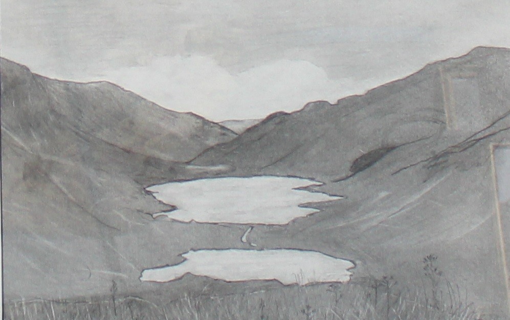 Pictures and Prints - Modernist, Scottish Landscape, pencil, 27cm x 40cm; others similar (3) - Bild 3 aus 4