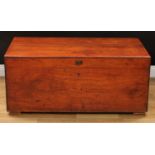 A camphor blanket chest, hinged top, carry handles to sides, 49cm high, 111cm wide, 58cm deep