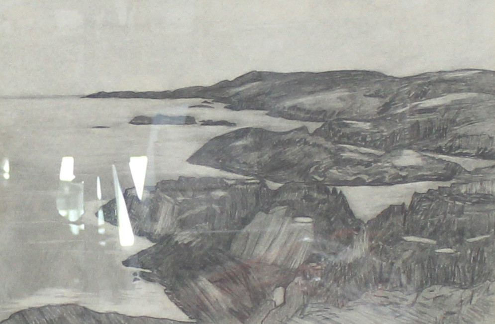 Pictures and Prints - Modernist, Scottish Landscape, pencil, 27cm x 40cm; others similar (3) - Bild 4 aus 4