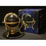 A Night Sky desk globe on stand, 32cm high, boxed