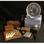 Boxes and Objects - a WWI British Princess Mary's Gift Tin Christmas 1914, no contents; fleams; an