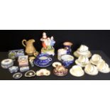 Ceramics - a Royal Crown Derby Imari teacup and saucer; an early 20th century tea service; Yardley