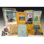 Motor Cycling Interest - 1940s Bemsee British Motor Cycle Racing Club programmes March 1948-November