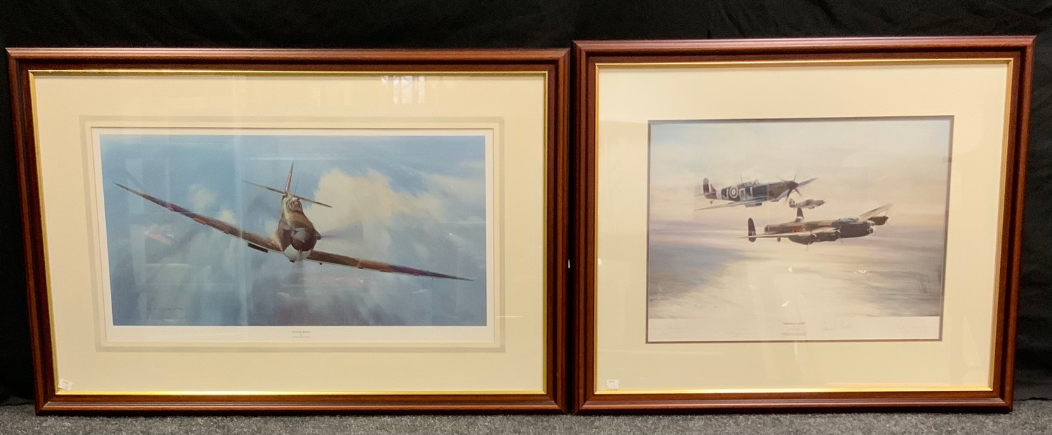 Robert Taylor, by and after, Memorial Flight, coloured print, signed in pencil, Peter Townsend,