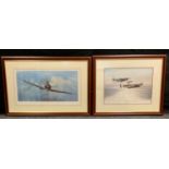 Robert Taylor, by and after, Memorial Flight, coloured print, signed in pencil, Peter Townsend,