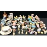 Ceramics - model Ducks, various; cat models; Doulton vase; etc