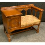 A Jaycee oak telephone table