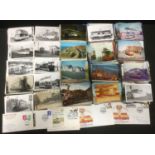 Transportation - an extensive photographic archive of Trams and Trolley Buses 1930s-1990s postcards,