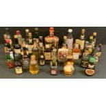 Wines and Spirits - miniature spirits and liqueurs unopened x 36, including Gorges Porto, Bells