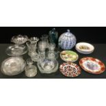 Collectors Christmas Plates - Spode, Royal Worcester; cut glass; etc