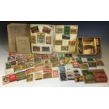 Advertising - Match books and box covers predominantly 1920s-1940s, book mounted and loose fronts