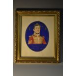 English School (early 19th century), a portrait miniature, of Joseph Wissett, Taken at Canterbury,