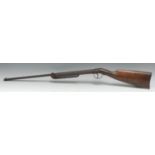 A Haenel Model 45 .177 calibre break-barrel air rifle, 37.5cm sighted barrel, walnut stock, 90cm