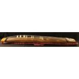 Musical instruments - a Chinese guzheng, 183cm long, carrying case