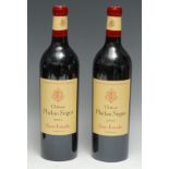 Two bottles of Château Phélan Ségur 2005 Saint-Estèphe, 750ml, 13.5%, labels good, levels within