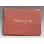 Photography - Photographs, a late Victorian album, illustrating the English coast and its fishermen,