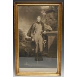 C Turner, by, John Hoppner, after, portrait of Sir Wilfred Lawson Bart., of Brayton House in the