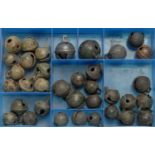 Antiquities - a collection of post-Medieval bronze cow bells, various sizes, (approx. 35)