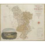 Christopher Greenwood (1786-1855) and John Greenwood (fl.1821-1840), Map of the County of Derby,