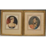 European Royalty - After George Dawe RA (1781-1829), a pair of portraits, Prince Leopold of Saxe-