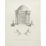 William Chambers, after, Architectural Study, inscribed To John Hall Stevenson, Esq this design is