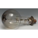 A Thorn 100v, 3000w lighthouse bulb, 41cm high