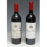 Chateau Musar 1996, [750ml], 13%, labels scuffed, level at neck, seal intact, (1); another, 2006,