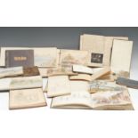 A collection of 19th century and later commonplace and sketch books, filled and partially filled