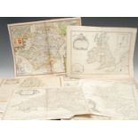 A collection of 17th, 18th and 19th century British national and county maps, including John