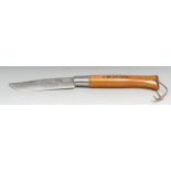 Machirology - a French oversize advertising shop display pocket clasp knife, Opinel, 22.5cm