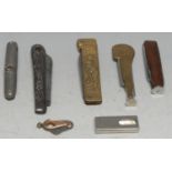 Machirology - Smoking and Tobacciana - an early 20th century combination pocket knife and