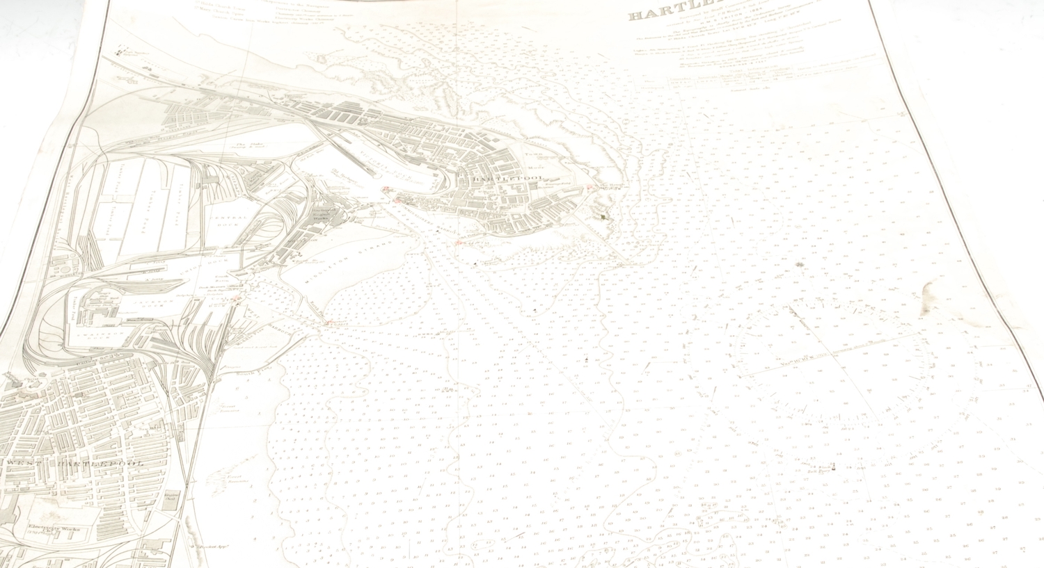 Maritime Cartography - England, a collection of seven Hydrographic Office coastal charts, mixed - Image 2 of 2