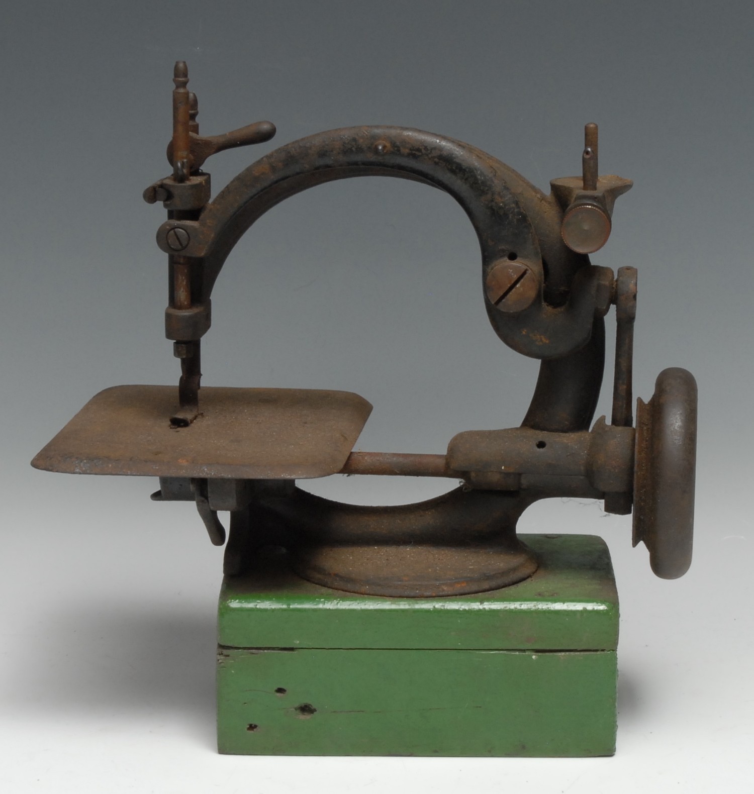 A 19th century C-frame sewing machine, 26.5cm wide