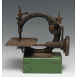 A 19th century C-frame sewing machine, 26.5cm wide