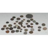 Coins, Ancient and Later, including Roman, Byzantium, etc., all AE of various sizes and grades; a