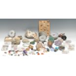 Natural History - Geology, a collection of geological specimens including amethyst, pyrite,