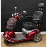 A Shoprider Deluxe mobility scooter