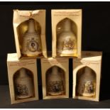 A Bell's Whisky Wade bell shaped decanter and contents, British Royal family commemorative,