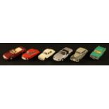 Model cars - A Dinky Rolls Royce 150; a Corgi Jaguar 2.4 Litre; a Corgi Vauxhall Velox; a Tri-ang