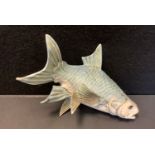 Colin Andrews (contemporary), a studio pottery model Bream Fish, signed, date 2005, 21cm long.