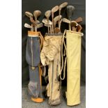 Golfing interest - antique and vintage golf clubs inc Finnigans London Corona wood; Schnazzle