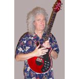 Brian May, Red Special Guitar, signed. Brian's passion for wildlife is well documented